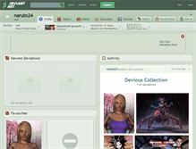 Tablet Screenshot of naruto24.deviantart.com