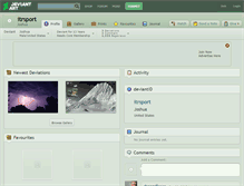 Tablet Screenshot of itrsport.deviantart.com
