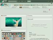 Tablet Screenshot of ipaxy.deviantart.com
