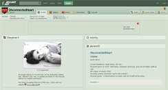 Desktop Screenshot of disconnectedheart.deviantart.com