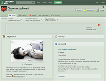 Tablet Screenshot of disconnectedheart.deviantart.com
