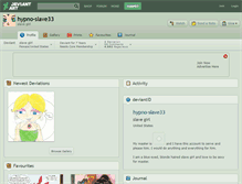 Tablet Screenshot of hypno-slave33.deviantart.com