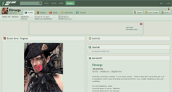 Desktop Screenshot of elimargo.deviantart.com