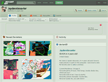 Tablet Screenshot of jaydenalexavier.deviantart.com