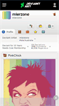 Mobile Screenshot of mierzone.deviantart.com