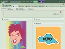 Tablet Screenshot of mierzone.deviantart.com