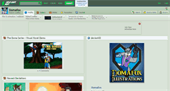 Desktop Screenshot of domafox.deviantart.com