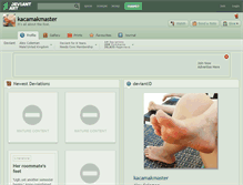 Tablet Screenshot of kacamakmaster.deviantart.com