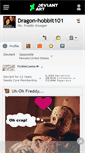 Mobile Screenshot of dragon-hobbit101.deviantart.com