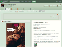 Tablet Screenshot of dragon-hobbit101.deviantart.com