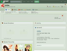 Tablet Screenshot of aoiska.deviantart.com