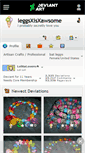 Mobile Screenshot of leggsxisxawsome.deviantart.com