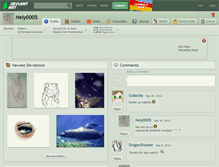 Tablet Screenshot of hely0005.deviantart.com