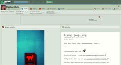 Desktop Screenshot of elephant-boy.deviantart.com