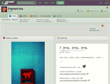 Tablet Screenshot of elephant-boy.deviantart.com