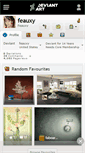 Mobile Screenshot of feauxy.deviantart.com