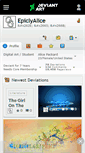 Mobile Screenshot of epiclyalice.deviantart.com
