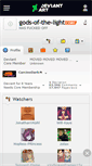 Mobile Screenshot of gods-of-the-light.deviantart.com