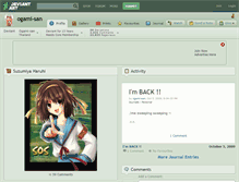 Tablet Screenshot of ogami-san.deviantart.com