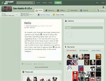 Tablet Screenshot of gas-masks-r-us.deviantart.com
