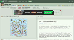 Desktop Screenshot of featherjedi.deviantart.com
