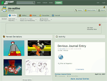 Tablet Screenshot of jos-outline.deviantart.com