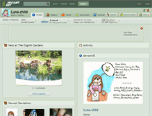 Tablet Screenshot of luna-child.deviantart.com