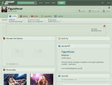 Tablet Screenshot of figurepower.deviantart.com