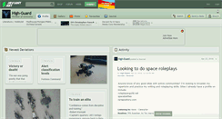 Desktop Screenshot of high-guard.deviantart.com