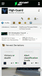 Mobile Screenshot of high-guard.deviantart.com