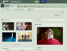 Tablet Screenshot of lymha.deviantart.com