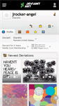 Mobile Screenshot of jrocker-angel.deviantart.com