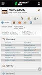 Mobile Screenshot of flatheadbob.deviantart.com