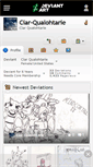 Mobile Screenshot of ciar-qualohtarie.deviantart.com