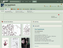 Tablet Screenshot of ciar-qualohtarie.deviantart.com