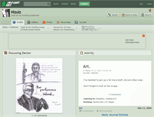 Tablet Screenshot of nizulz.deviantart.com
