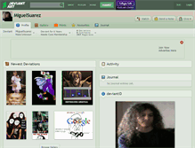 Tablet Screenshot of miguelsuarez.deviantart.com