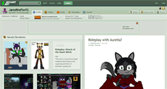 Desktop Screenshot of jaredthefox92.deviantart.com