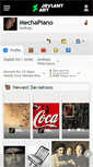 Mobile Screenshot of mechapiano.deviantart.com