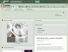 Tablet Screenshot of betakhi.deviantart.com