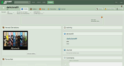 Desktop Screenshot of darkclone89.deviantart.com