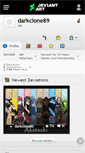 Mobile Screenshot of darkclone89.deviantart.com