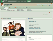 Tablet Screenshot of multiversecafe.deviantart.com