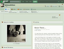 Tablet Screenshot of nethenekhthon.deviantart.com