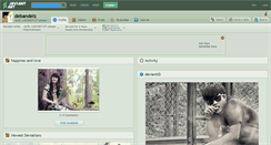 Desktop Screenshot of debandelz.deviantart.com