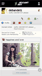 Mobile Screenshot of debandelz.deviantart.com