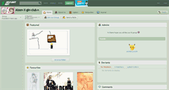 Desktop Screenshot of aizen-x-gin-club.deviantart.com