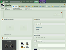 Tablet Screenshot of miketatu.deviantart.com
