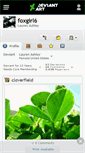 Mobile Screenshot of foxgirl6.deviantart.com