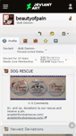 Mobile Screenshot of beautyofpain.deviantart.com